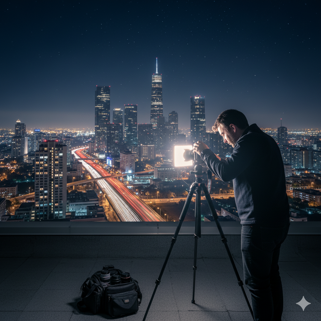 夜景街頭 · High ISO 拍攝